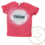 Load image into Gallery viewer, Union County, Bleached Tee, UC Braves, Union County, KY
