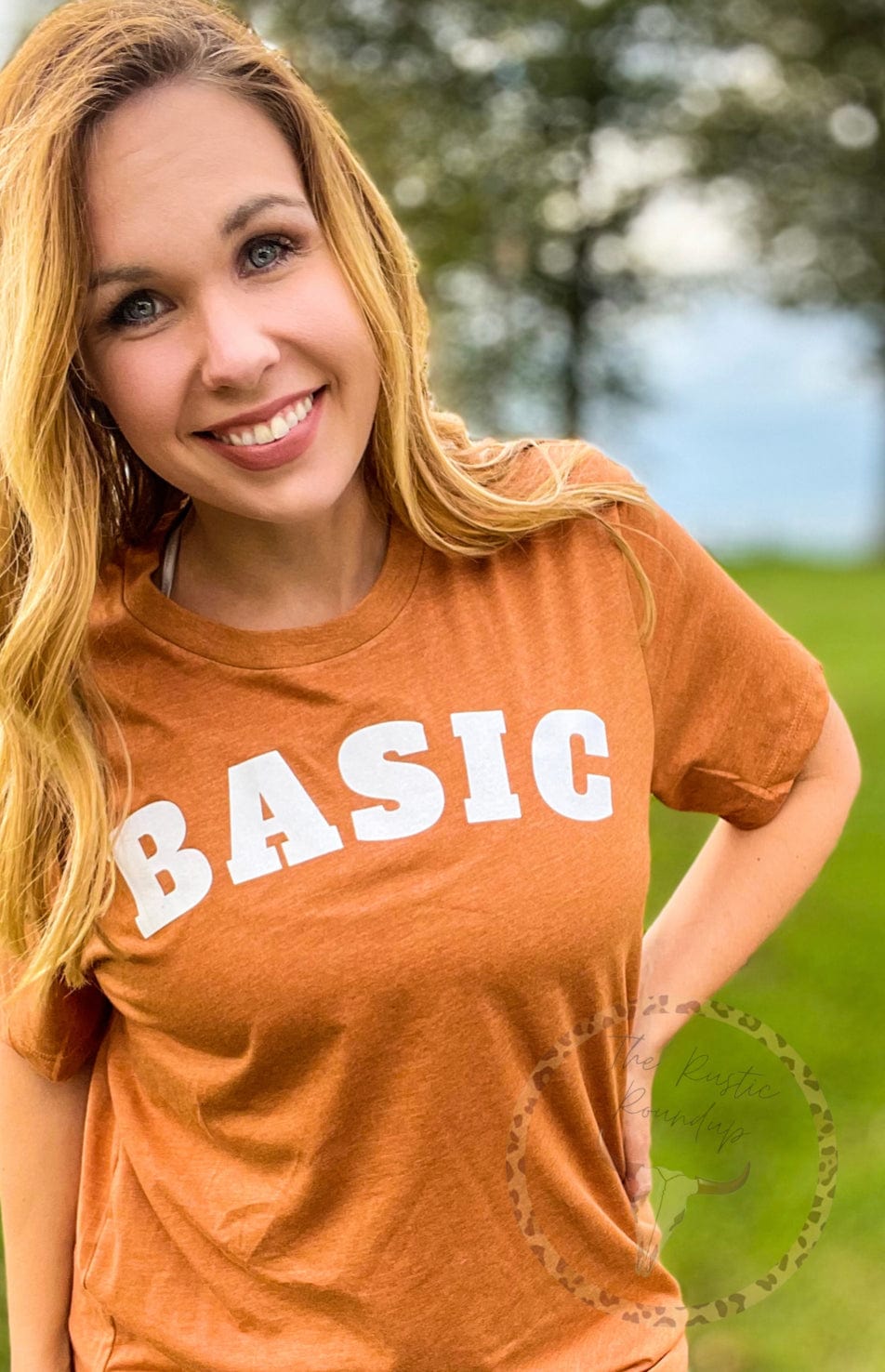 BASIC Heather Autumn Unisex Tee RTS